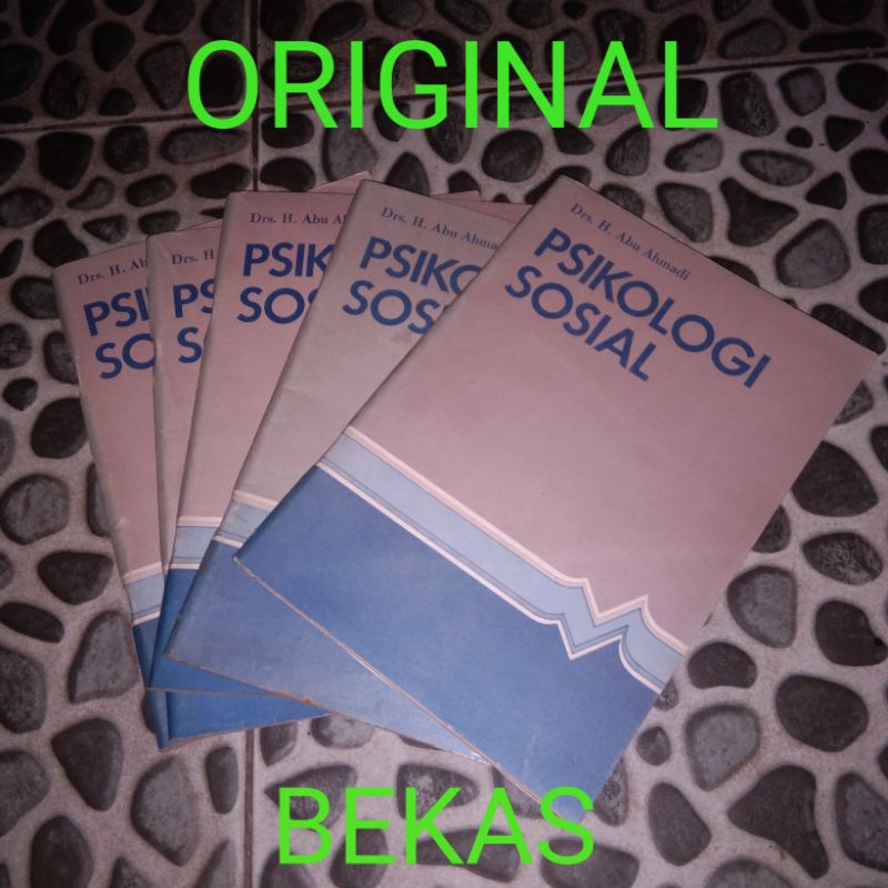 Buku Psikologi Sosial - Drs H Abu Ahmadi - PT Bina Ilmu - Original