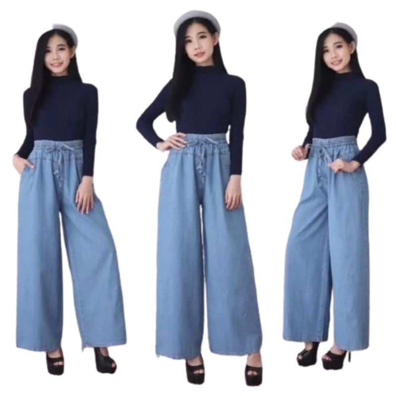 CELANA KULOT JEANS WANITA/CELANA KULOT PANJANG/KULOT PANJANG WANITA