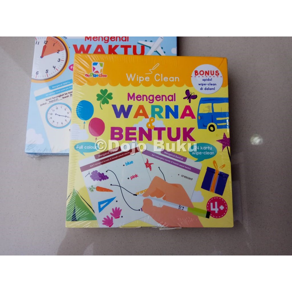 Opredo Wipe Clean Mengenal Warna &amp; Bentuk by Team Merchandising