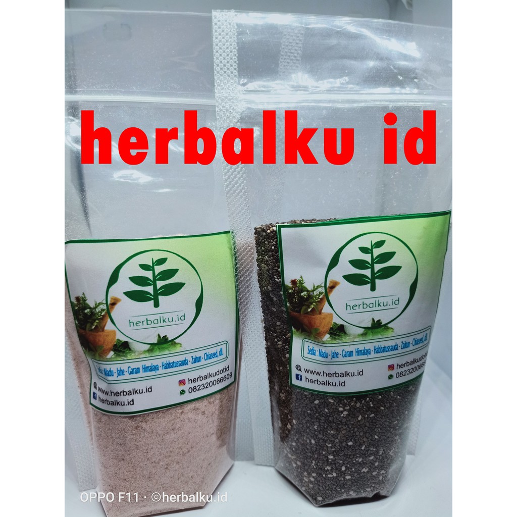 

Chia seed hitam organik dan Himsalt / Garam Himalaya asli original