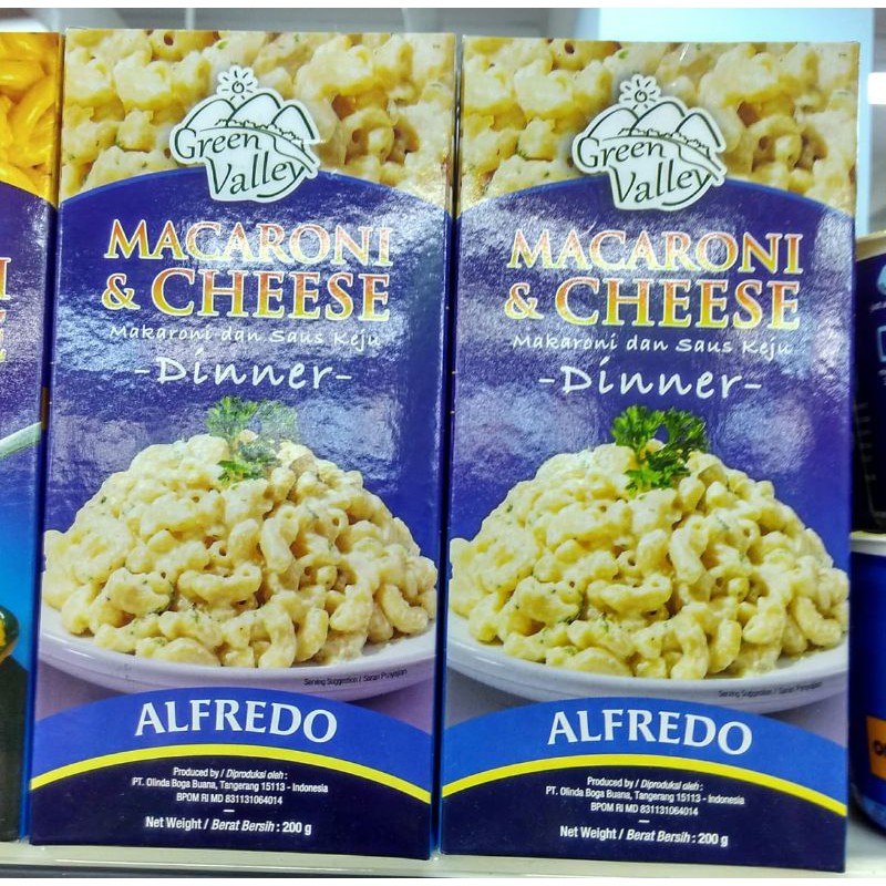 

GREEN VALLEY MACARONI & CHEESE ALFREDO 200GR