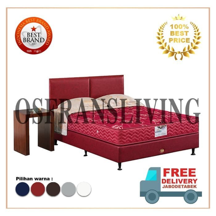 Guhdo Springbed New Prima - 180x200 - Fullset Atlantic Style
