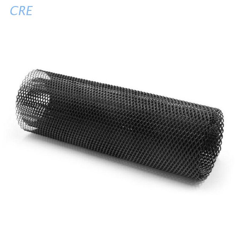 Cre Jaring Mesh Heksagonal Aluminum Hitam Cover Grill Bumper Mobil Universal