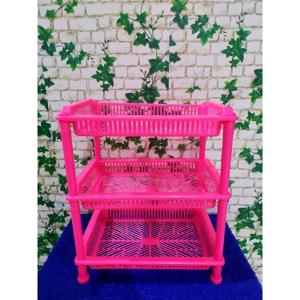 RAK BESAR SERBAGUNA 40CM 3 SUSUN DX RAK MAP DOKUMEN RAK KOSMETIK RAK BUMBU DAPUR BAWANG RAK PLASTIK