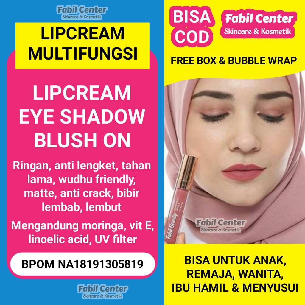 LIPSTIK LIPCREAM LIP MATTE MAKE UP MAKE OVER KOSMETIK KECANTIKAN PELEMBAB BIBIR BISA UNTUK EYESHADOW