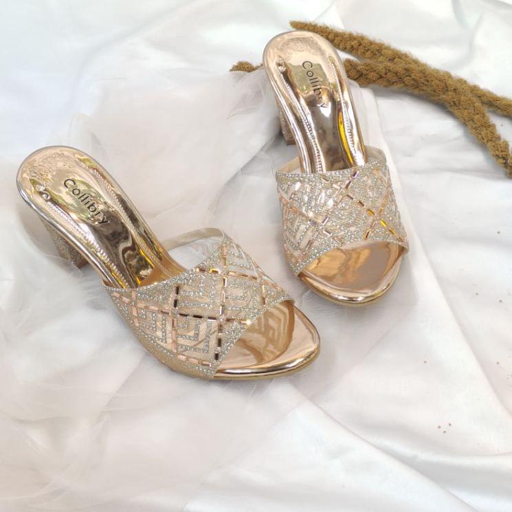 sandal pesta wedding hils 7cm best quality import  ▫ KAL.20Au22ᴰ