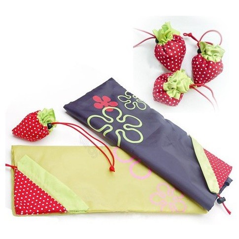 【GOGOMART】Shopping Bag / Tas Belanja - Strawberry Bag