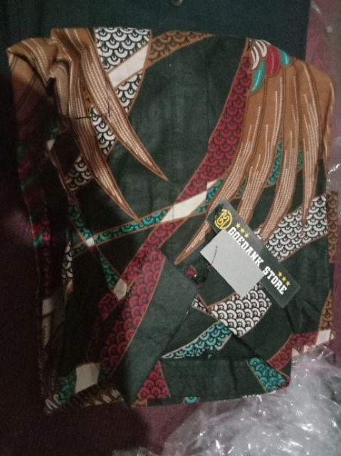 Goedankstorehrb026 Kenongo Hem Kemeja Batik Pria Lengan Panjang Katun Primis Premium Halus Mlxlxxl