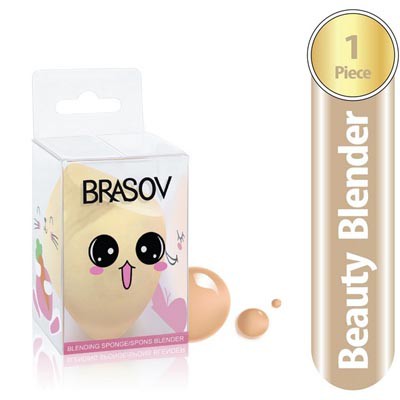 BRASOV Spons Make Up Model Egg Cut Contouring Blending Sponge Foundation Spon