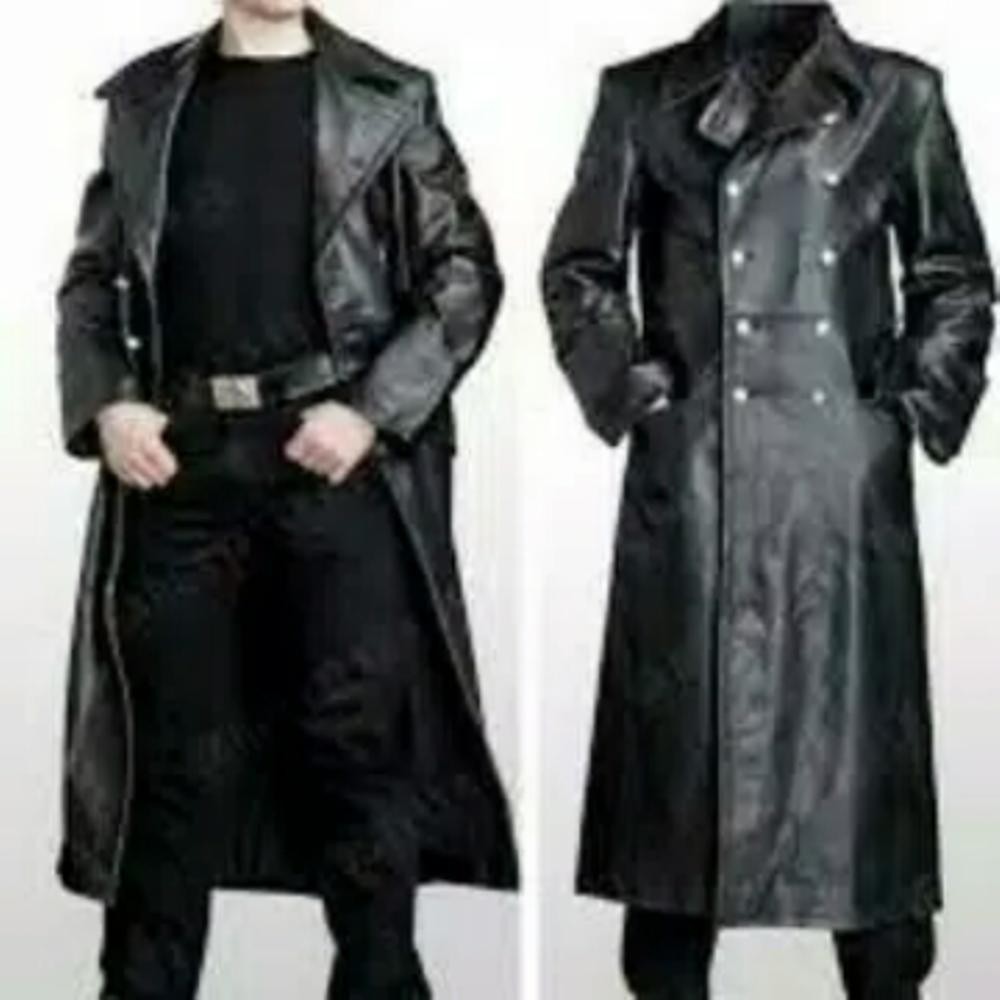 JAKET SEMI KULIT,JUBAH KULIT,JAKET DETEKTIF,JAKET KULIT