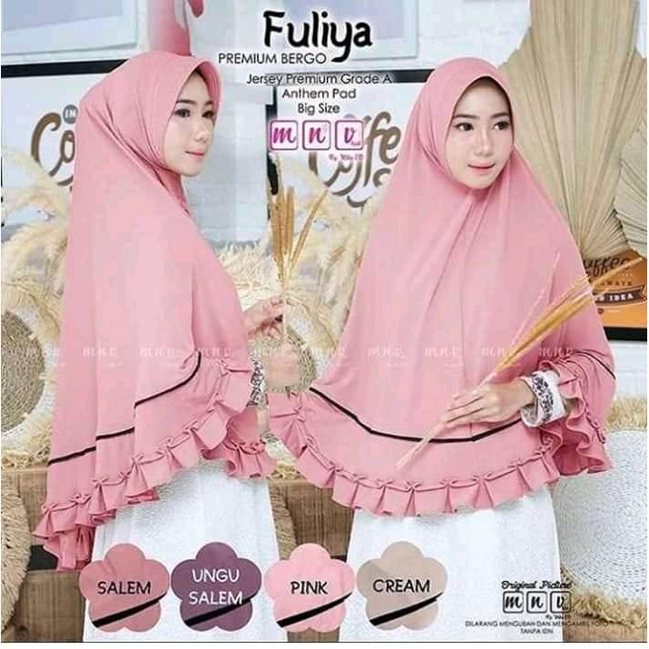 HIJAB INSTANT FULIYA / LIS BB ORI AZ-ZAHRA ARJUNA HIJAB