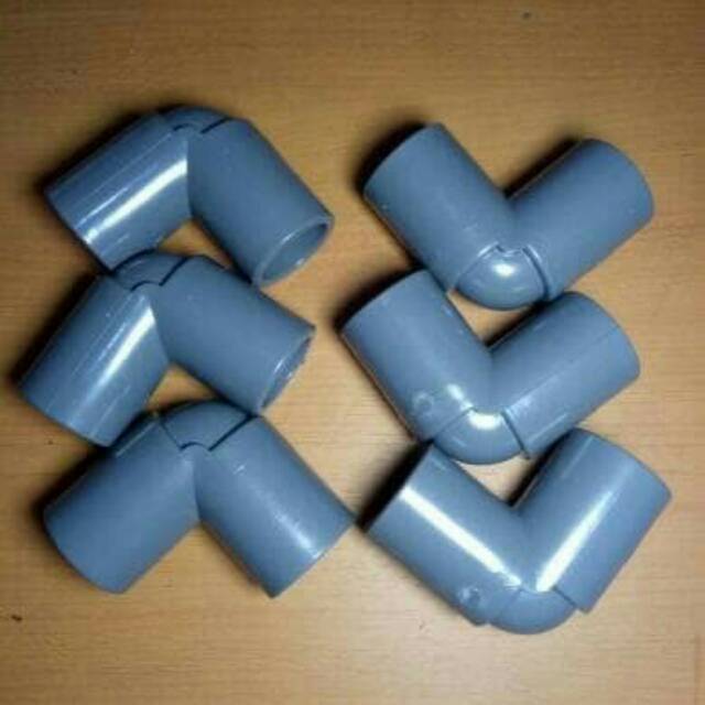 Elbow pipa sambungan pvc knee 1/2"