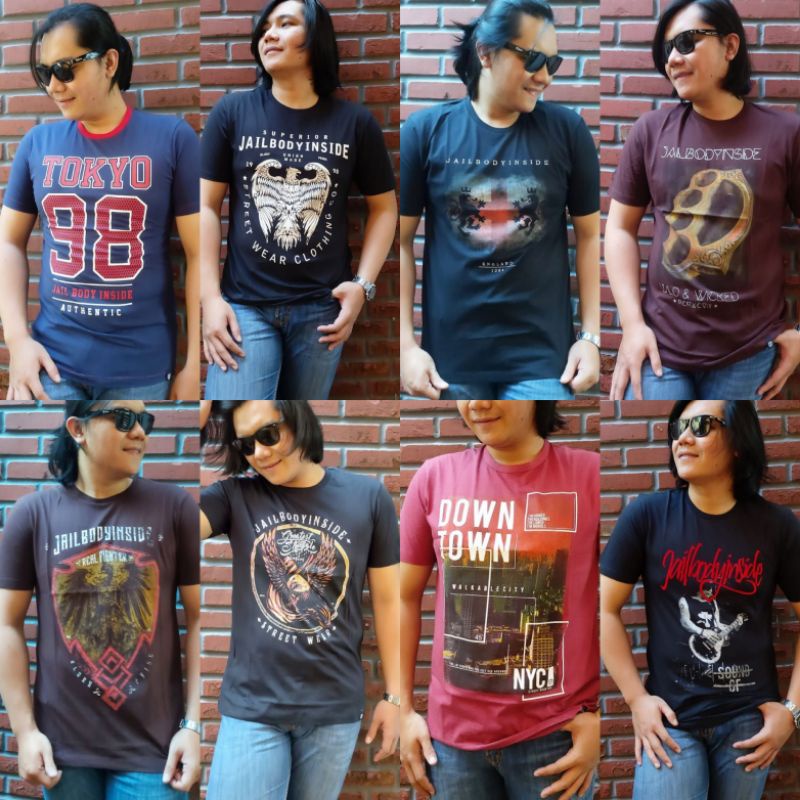 T shirt Jail Body Inside 159 - JBI original - kaos untuk laki-laki