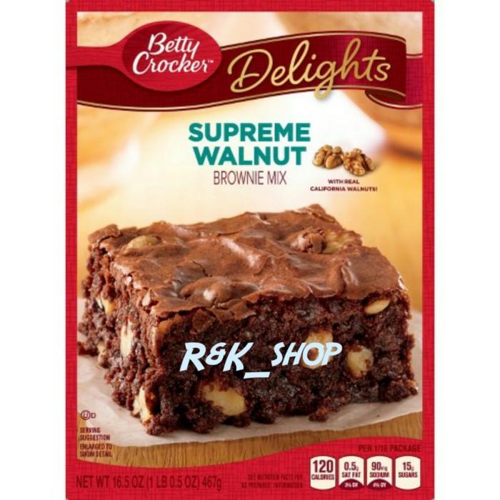 

Tepung | Betty Crocker Supreme Walnut 467Gr