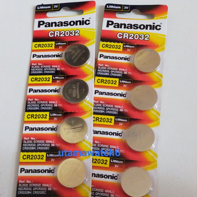 

Batrai kancing panasonic CR2032 Original batrai kalkulator,mainan,timbangan dll