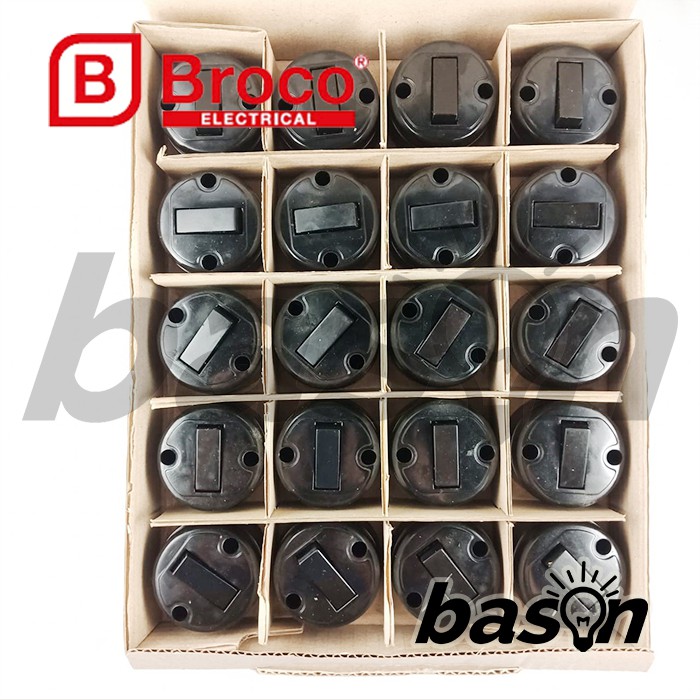 BROCO 630N Single Switch Outbow - Saklar Tunggal