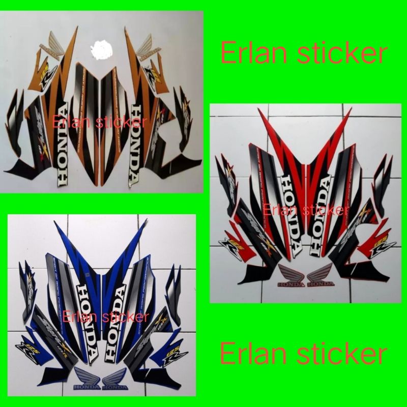 STIKER STRIPING LIS SUPRA X 125 R 2006