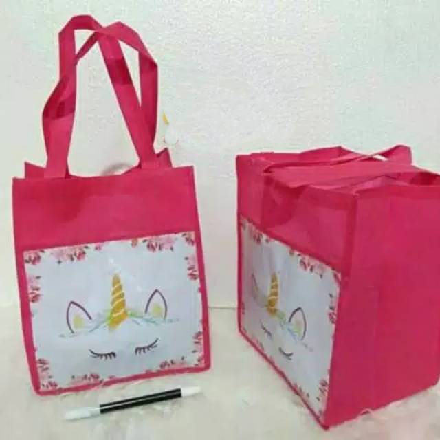 

MaMon,Terlaris Tas NK unicorn TERMURAH souvenir ultah GB