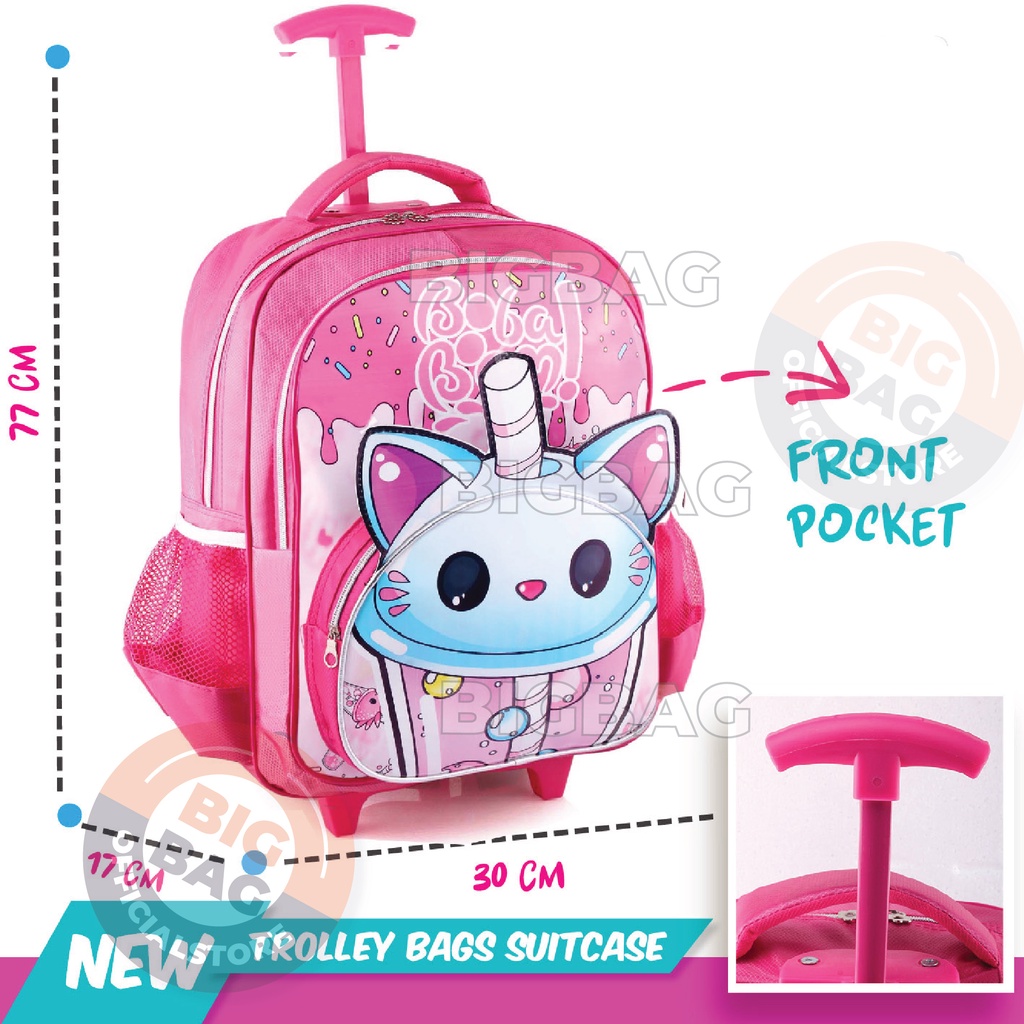 RTM - Tas Trolley BOBA /LOL / KITTY / BUMBBLE BEE Troli Anak Ukuran BIG - RASNEL BOBA LOL SURPRISE SA - Magical Unicorn