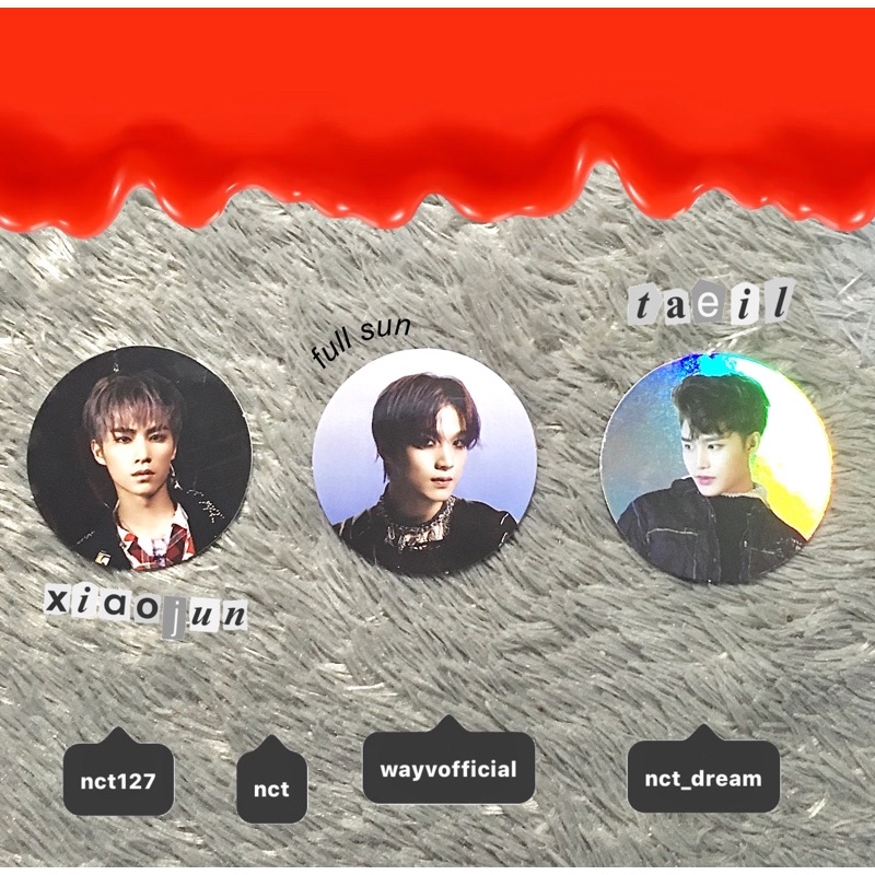 Wts cc circle card Nct haechan xiaojun