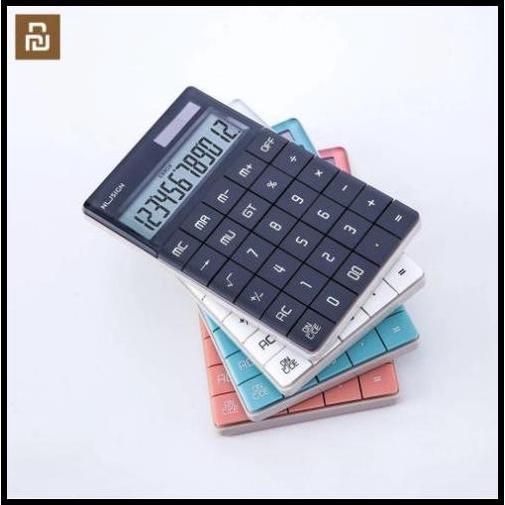

Youpin Nusign Calculator 12-Bit Dual Power Flat Panel Kalkulator