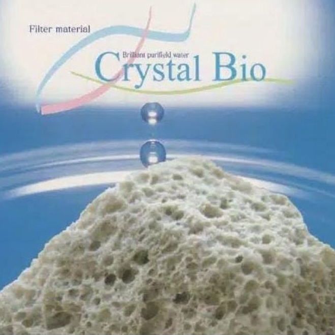 Super Bio kristal CRYSTAL BIO SB200 kemasan jaring 250gr Rumah Bakteri media filter Akuarium Kolam