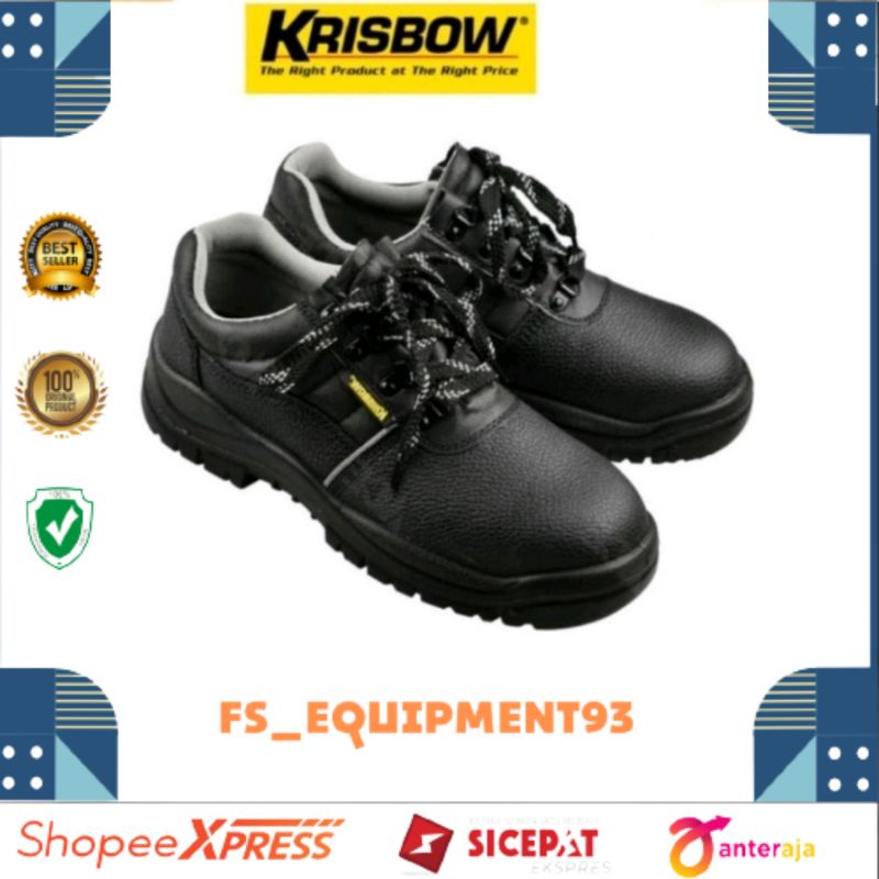 Jual Sepatu Safety/Safety Shoes Arrow Krisbow 4 Inch/Sepatu Besi/Sepatu ...