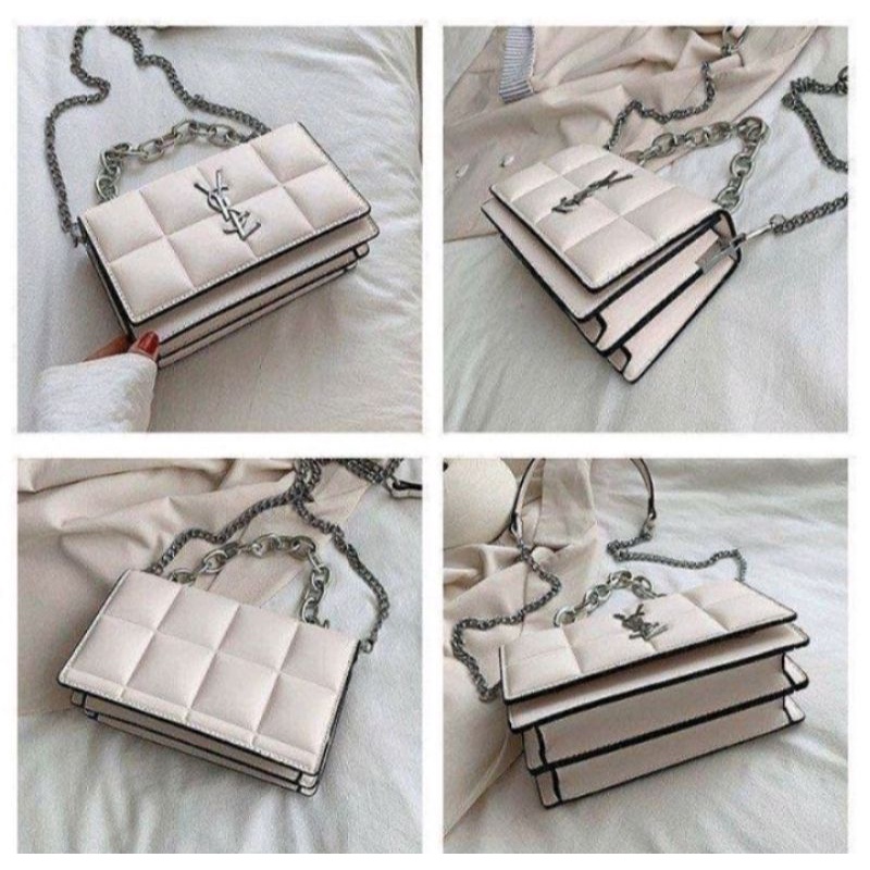 Tas selempang handbag Impor premium branded murah original YSL fashion