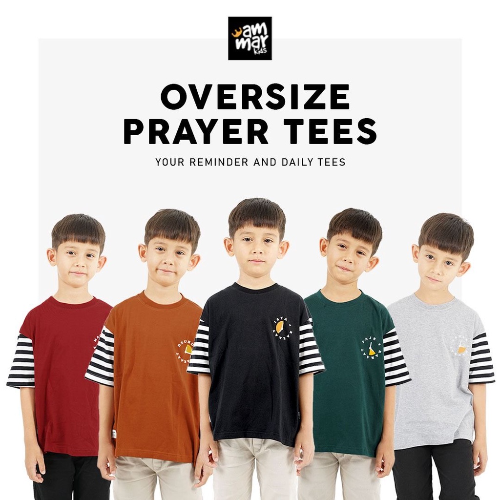 Kaos Distro Anak Laki Laki Umur 3 - 14 Tahun Oversize Ammarkids Baju Kaos Anak Laki Laki Cowok Tangan Pendek 4 Tahun 6 Tahun 10 Tahun 12 Tahun Motif Salur