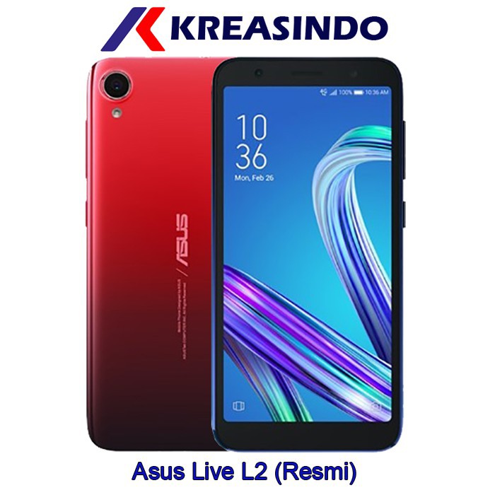 Asus Zenfone Live L2 2/16 Ram 2gb Rom 16gb ZA550KL Garansi Resmi ASUS - Biru Handphone / Phone / HP