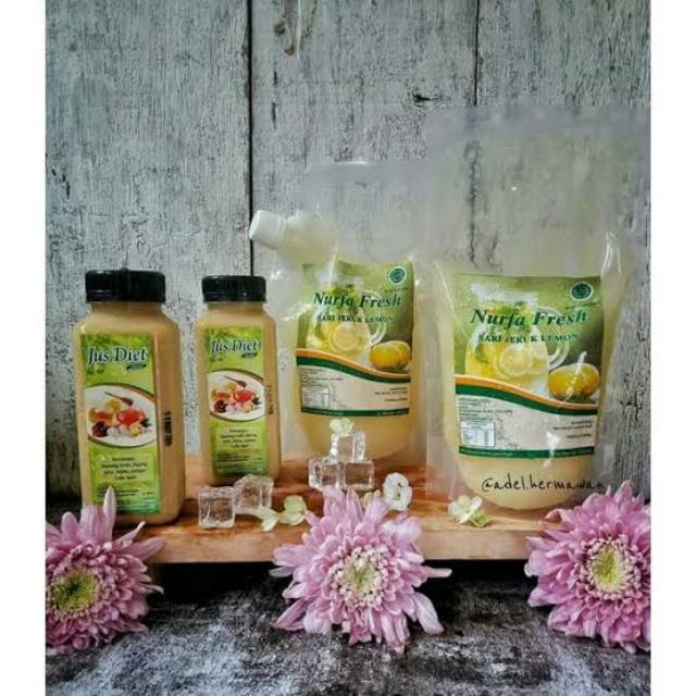 

Sari Lemon dan jus diet Nurfa Fresh