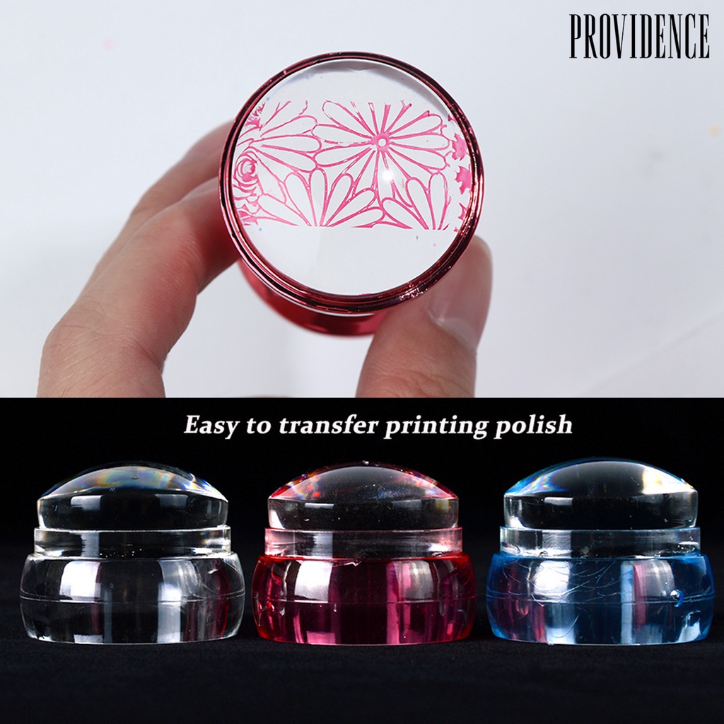 Providence Nail Art Stamper Reusable Convenient Easy to Use Nail Tool Stamp Seal for Fingernails