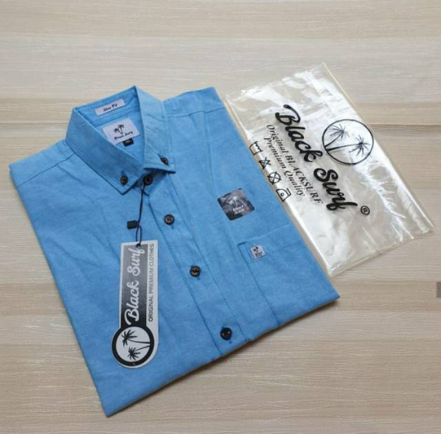 ORIGINAL KEMEJA POLOS DISTRO PRIA LENGAN PENDEK SURFING DAN KERJA KANTOR BAJU FORMAL