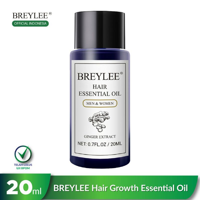 [BPOM] BREYLEE Hair Essential Oil | Serum Penumbuh Rambut &amp; Mencegah Kerontokan - 20mL