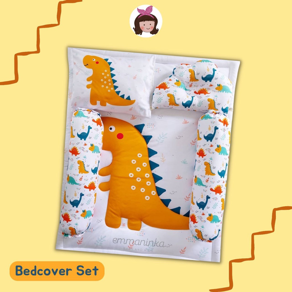 BEDCOVER SET B (SELIMUT BANTAL GULING BAYI) MOTIF 01 EMMANINKA