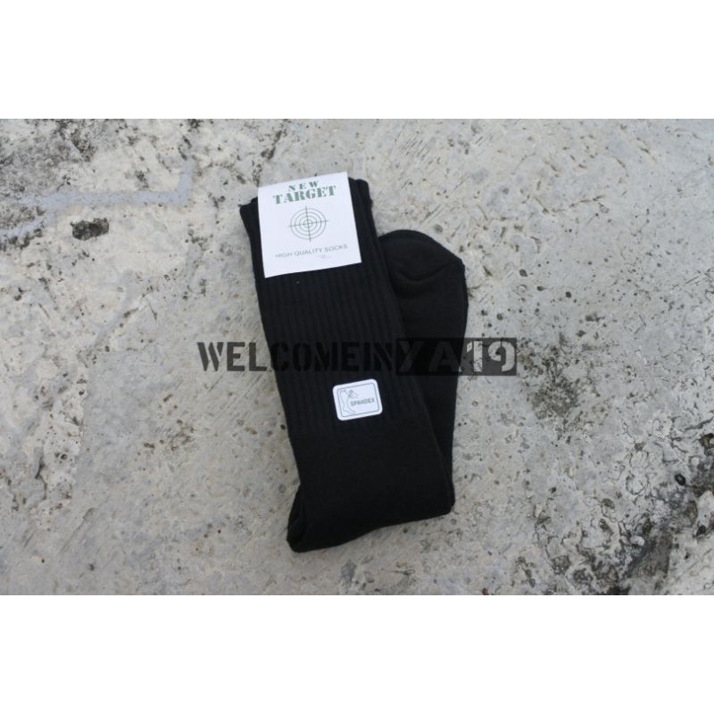 Kaos Kaki Hitam PDL Target / Kaos Kaki Spandex Target