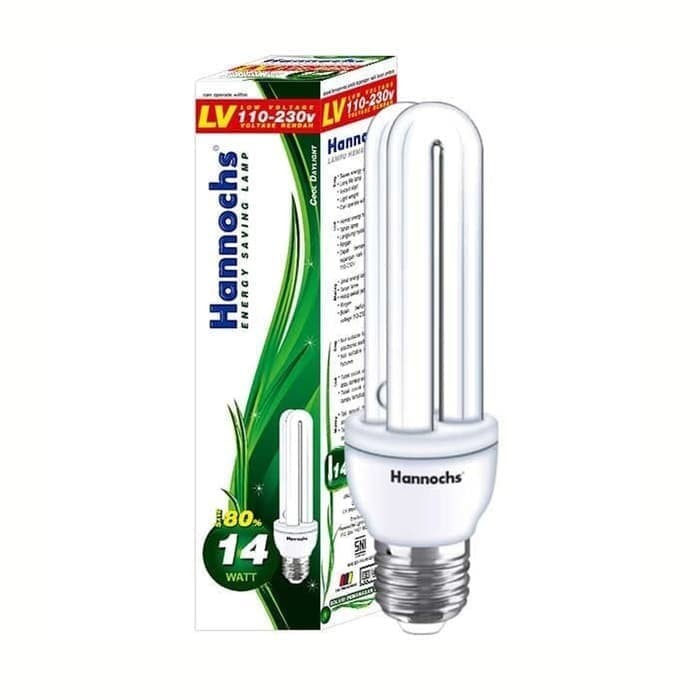 HANNOCHS Lampu PLC 14 Watt - Garansi 1 Tahun