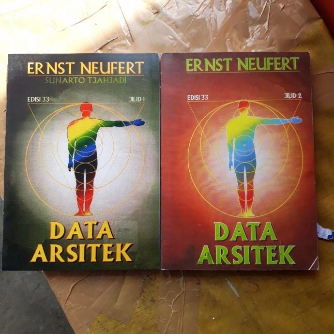 

2 BUKU. DATA ARSITEK JILID 1& 2 edisi 33 by ERNST NEUFERT