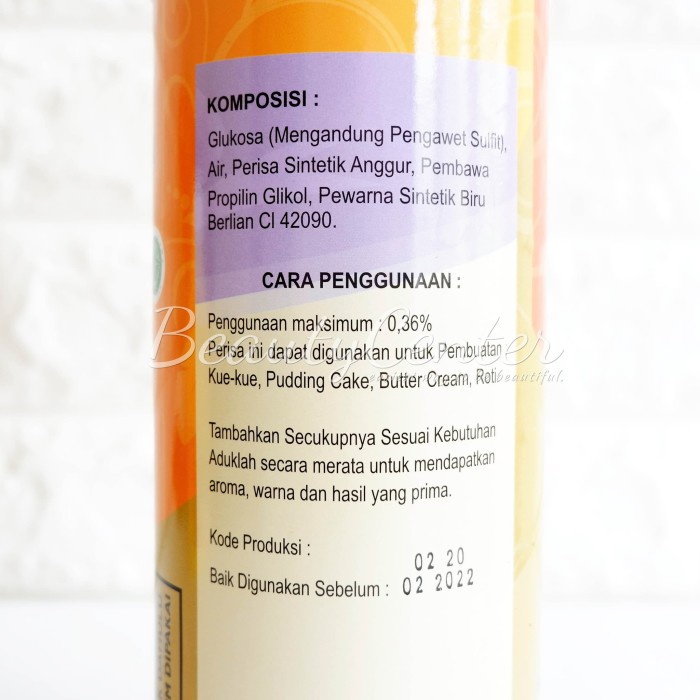 

NY.LIEM PERISA 1000ML / BAHAN TAMBAHAN PANGAN / PERASA / ESSENCE TERMURAH