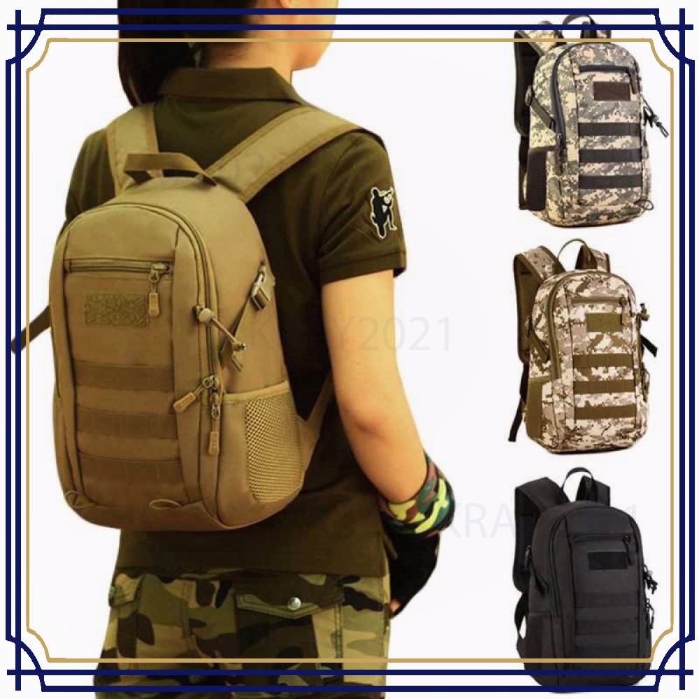 Tas Ransel Backpack Military Tactical Waterproof 15L TS455