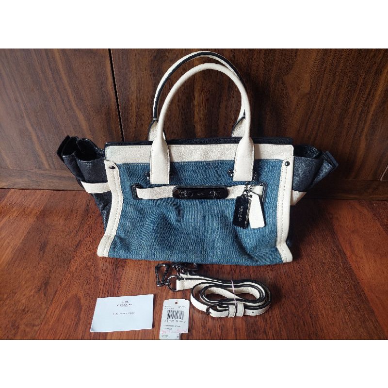 Preloved Coach Denim Swagger