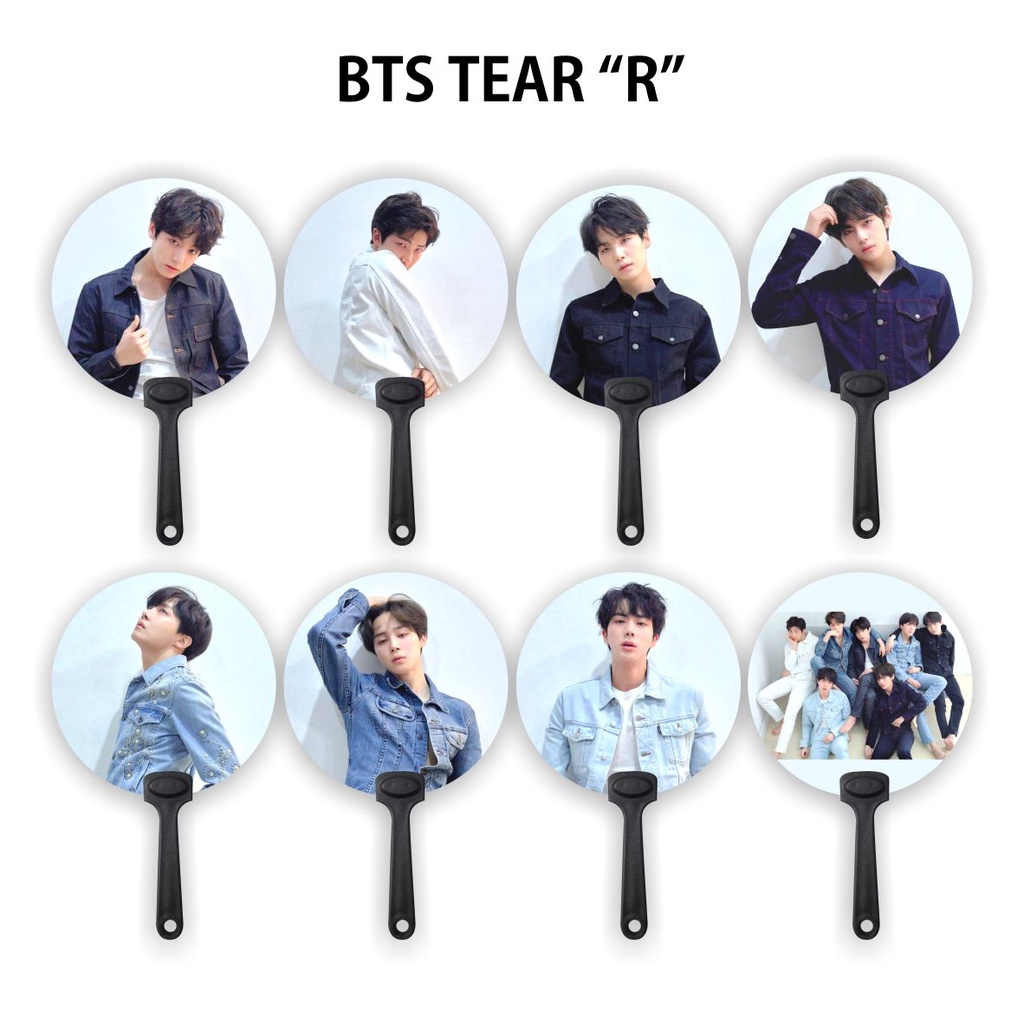 [READY STOCK] KIPAS TANGAN / HANDFAN BTS TEAR R - SOUVENIR KPOP UNOFFICIAL