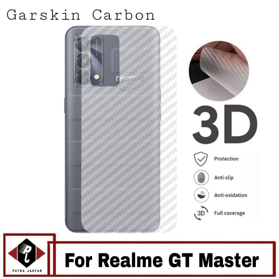 REALME GT MASTER EDITION GT 2 PRO GT NEO 2 ANTI GORES BELAKANG SKIN BACK CARBON GARSKIN  MOTIF KARBON TRANSPARAN ANTI JAMUR PELINDUNG BELAKANG SUPAYA TIDAK JAMURAN GT NEO2 GT2 PRO