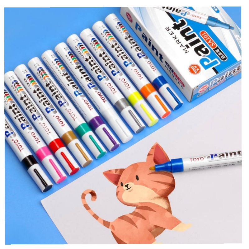 

KALTIM Spidol Marker Permanen Ban Motor Olshop Paket