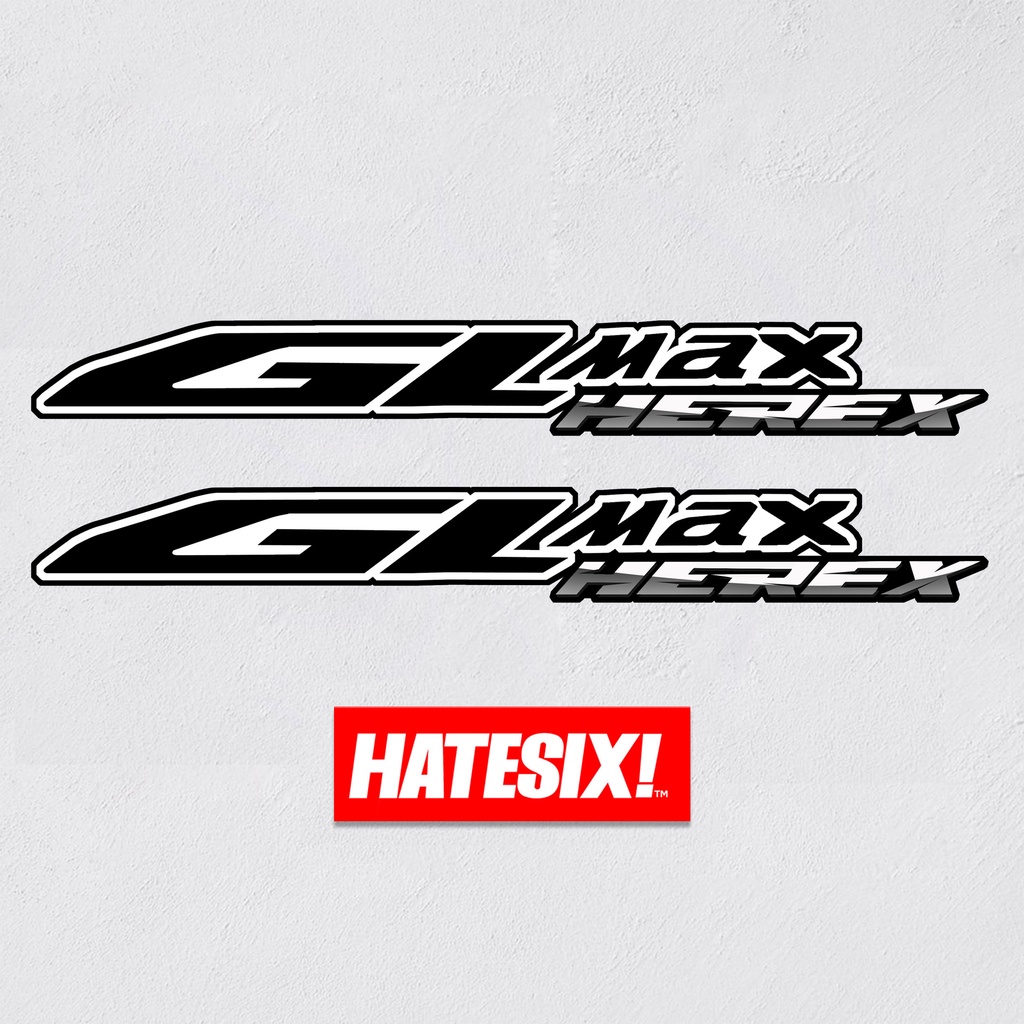Stiker Sticker Decal Honda GLPRO GL PRO GLMAX GL MAX Herex Hatesix