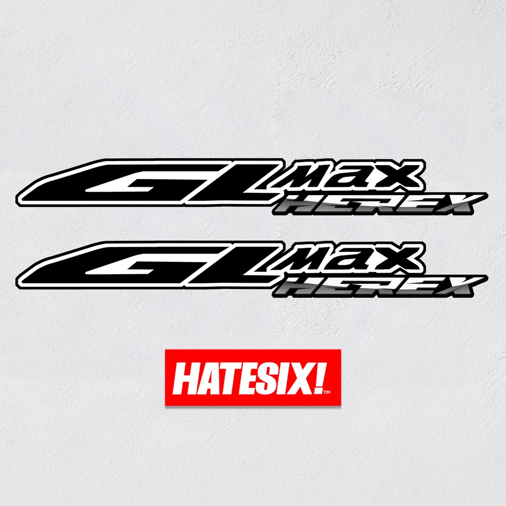 Stiker Sticker Decal Honda GLPRO GL PRO GLMAX GL MAX Herex Hatesix