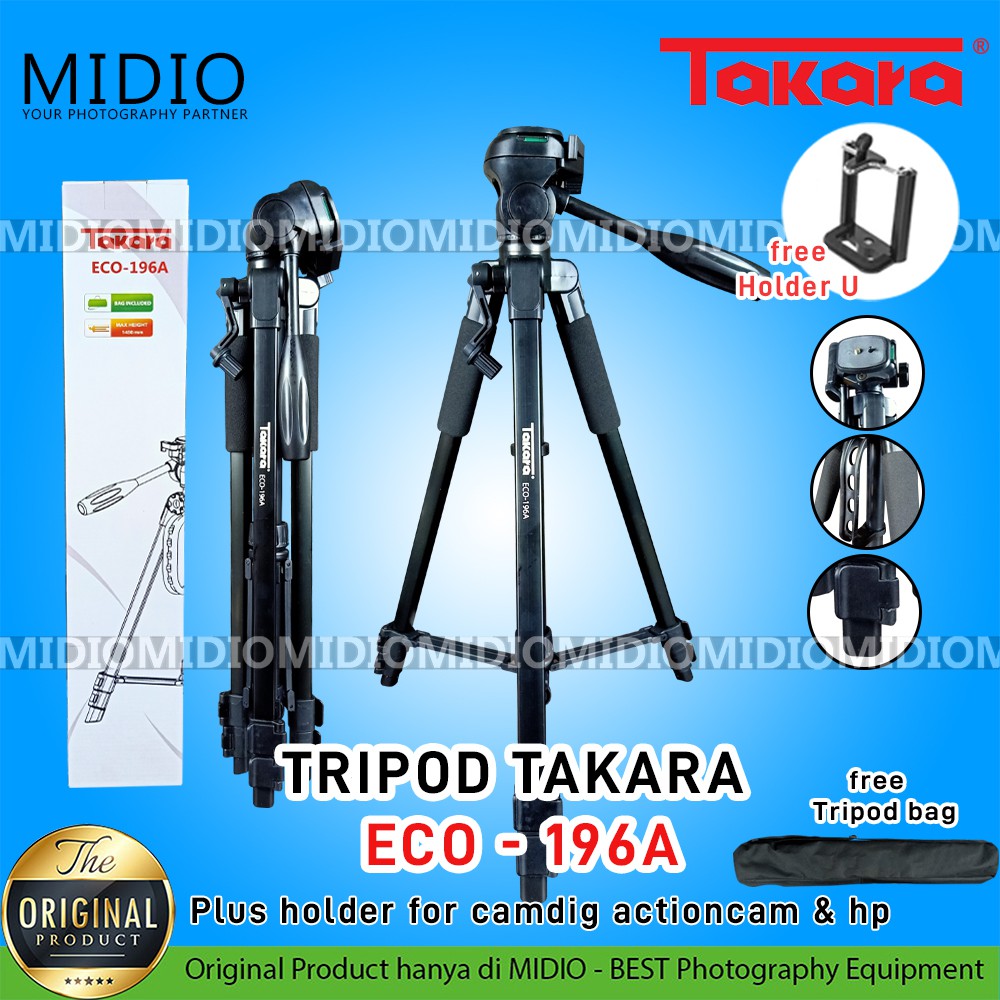 Tripod Takara ECO-196A Plus Holder U