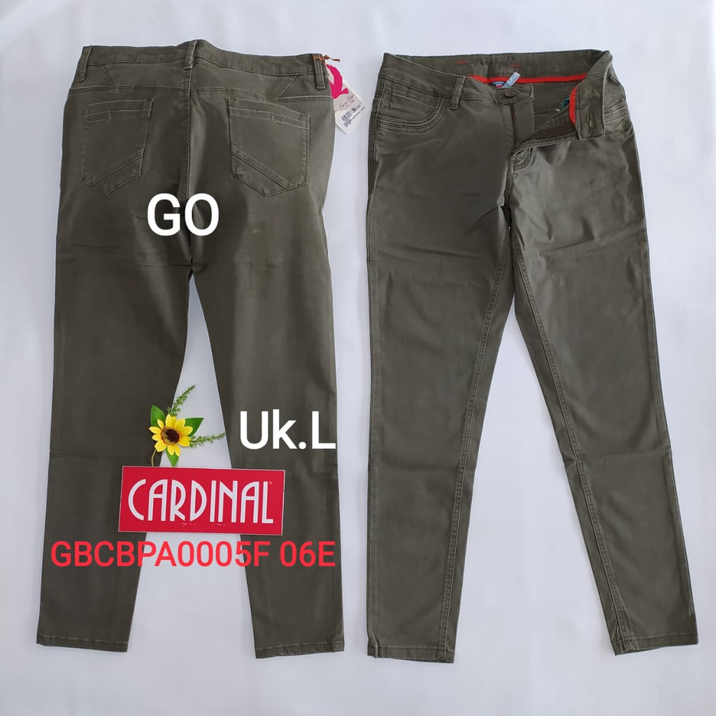 gof L CELANA JEANS CARDINAL Casual Katun Pensil Skinny Fit Celana Panjang Jeans Perempuan