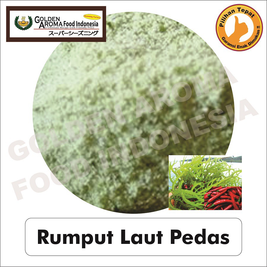 

Bubuk Tabur Rumput Laut Pedas 500gr Bumbu Masak Serbaguna Enak Murah Halal 1/2Kg Seasoning Powder