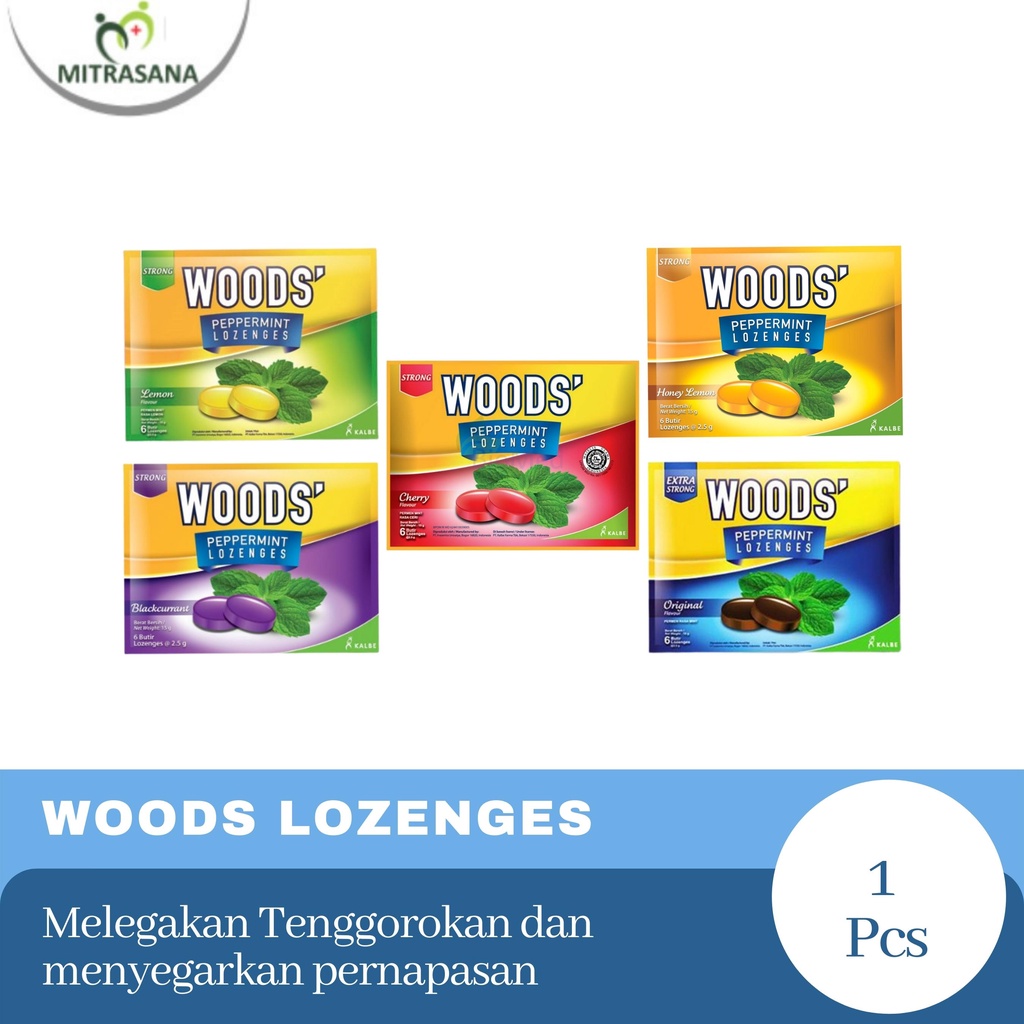 

Woods Lozenges Original / Honey Lemon / Lemon Sachet / Cherry / Blackcurrant